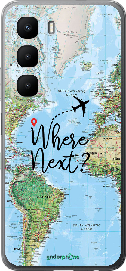 Силиконовый чехол Путешествие для Infinix Hot 60 5G / Hot 60i 4G - 4503u-4114 изображение 