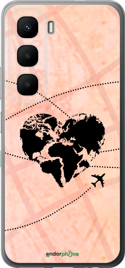 Силиконовый чехол Путешествуй для Infinix Hot 60 5G / Hot 60i 4G - 4607u-4114 изображение 