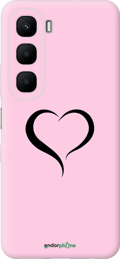 Силиконовый чехол Сердце 1 для Infinix Hot 60 5G / Hot 60i 4G - 4730u-4114 изображение 