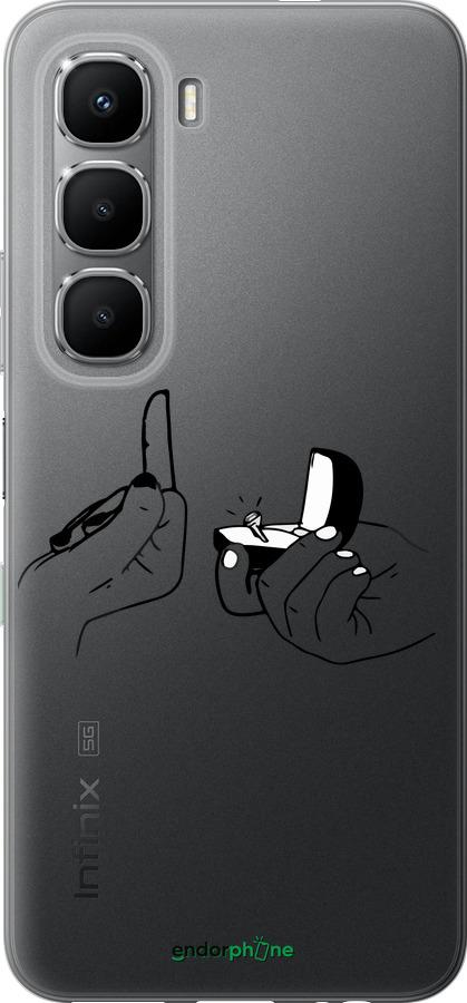 Силиконовый чехол Предложение для Infinix Hot 60 5G / Hot 60i 4G - 4898u-4114 изображение 