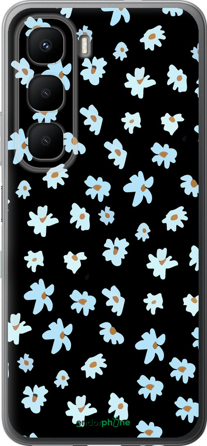 Силиконовый чехол Цветочный для Infinix Hot 60 5G / Hot 60i 4G - 4900u-4114 изображение 