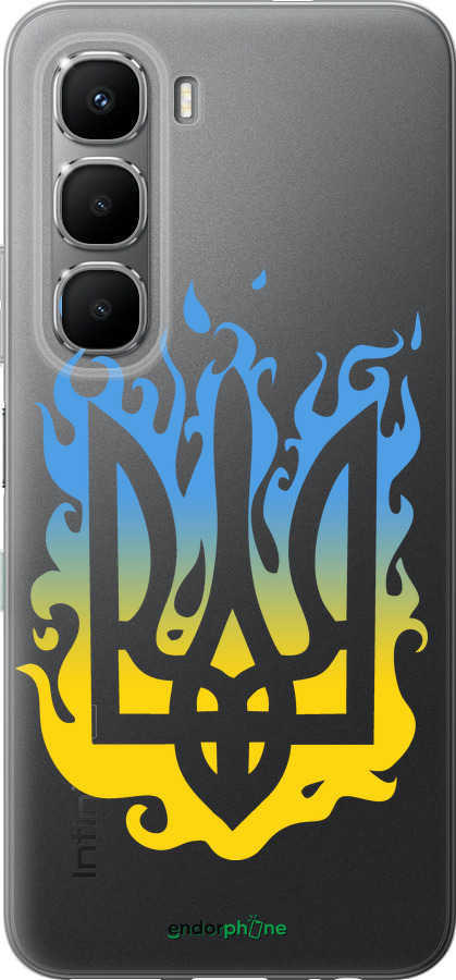 Силіконовий чехол Герб v1 для Infinix Hot 60 5G / Hot 60i 4G - 5258u-4114 изображение 