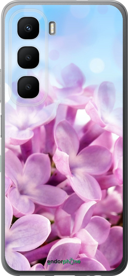 Силиконовый чехол Сирень для Infinix Hot 60 5G / Hot 60i 4G - 527u-4114 изображение 