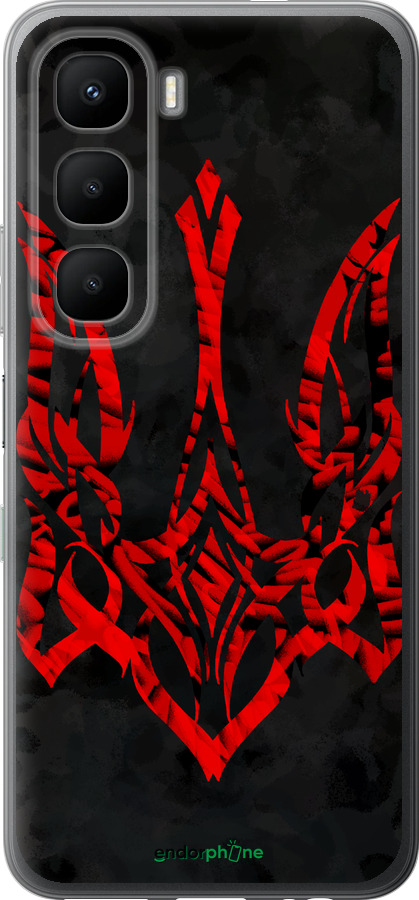 Силиконовый чехол Герб Украины v4 для Infinix Hot 60 5G / Hot 60i 4G - 5319u-4114 изображение 