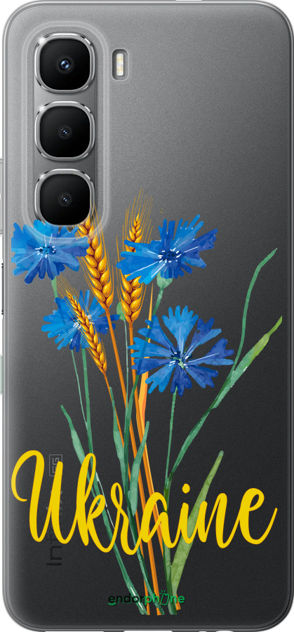 Силиконовый чехол Ukraine v2 для Infinix Hot 60 5G / Hot 60i 4G - 5445u-4114 изображение 