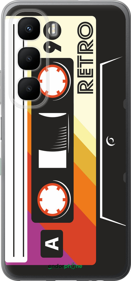 Силиконовый чехол Кассета с90 v4 для Infinix Hot 60 5G / Hot 60i 4G - 5532u-4114 изображение 