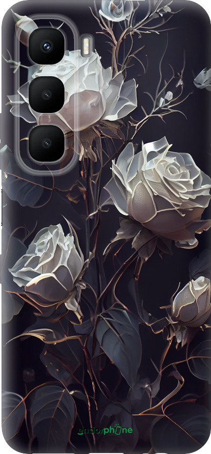 Силиконовый чехол Розы 2 для Infinix Hot 60 5G / Hot 60i 4G - 5550u-4114 изображение 