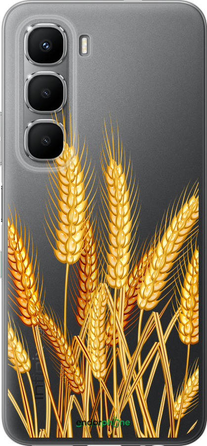Силиконовый чехол Колоски пшеници для Infinix Hot 60 5G / Hot 60i 4G - 5866u-4114 изображение 