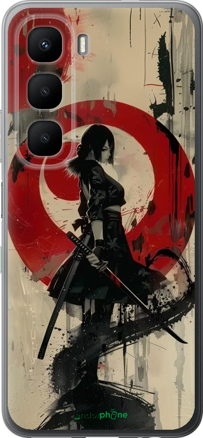 Силиконовый чехол Боевое искусство для Infinix Hot 60 5G / Hot 60i 4G - 6126u-4114 изображение 