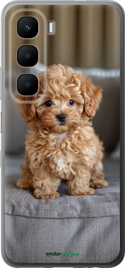 Силиконовый чехол Mini-maltipoo для Infinix Hot 60 5G / Hot 60i 4G - 6158u-4114 изображение 