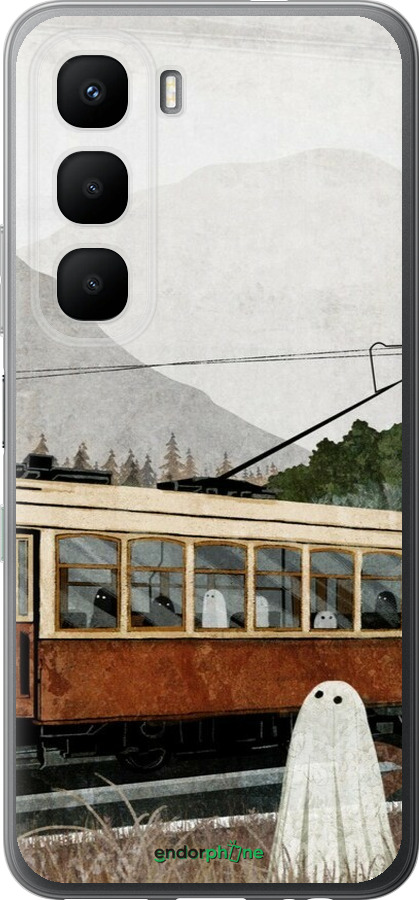 Силиконовый чехол Призрак 2 для Infinix Hot 60 5G / Hot 60i 4G - 6247u-4114 изображение 