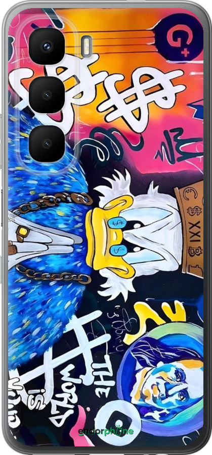 Силиконовый чехол Скрудж 2 для Infinix Hot 60 5G / Hot 60i 4G - 6285u-4114 изображение 