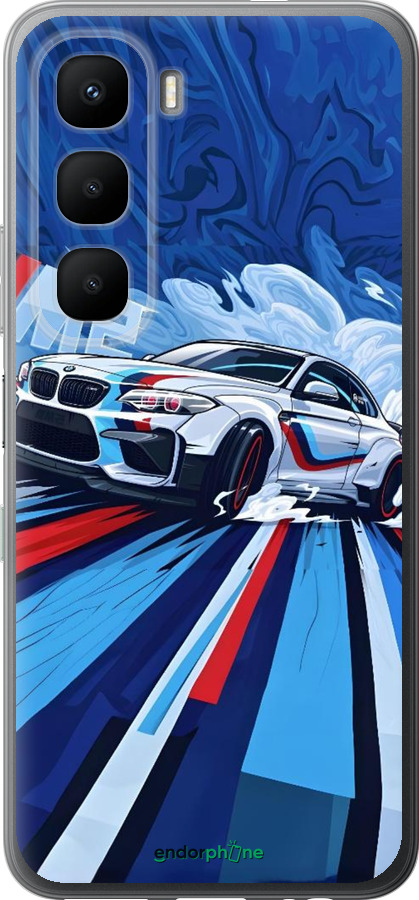 Силиконовый чехол БМВ для Infinix Hot 60 5G / Hot 60i 4G - 6292u-4114 изображение 