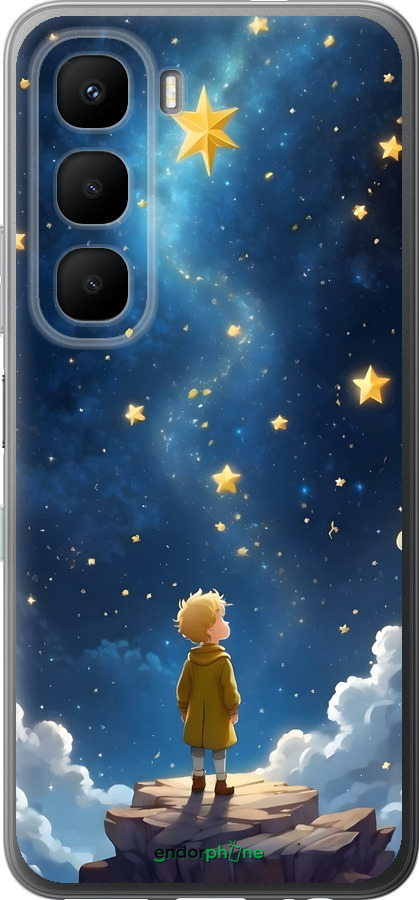 Силиконовый чехол Маленький принц для Infinix Hot 60 5G / Hot 60i 4G - 6326u-4114 изображение 