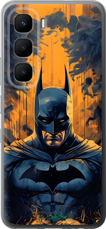 Силиконовый чехол Бэтмен для Infinix Hot 60 5G / Hot 60i 4G - 6335u-4114 изображение 