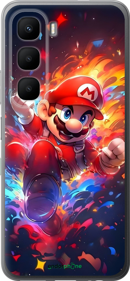 Силиконовый чехол Супер Марио для Infinix Hot 60 5G / Hot 60i 4G - 6342u-4114 изображение 