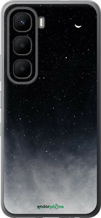 Силиконовый чехол Сині хмари, Синій місяць для Infinix Hot 60 5G / Hot 60i 4G - 6396u-4114 изображение 