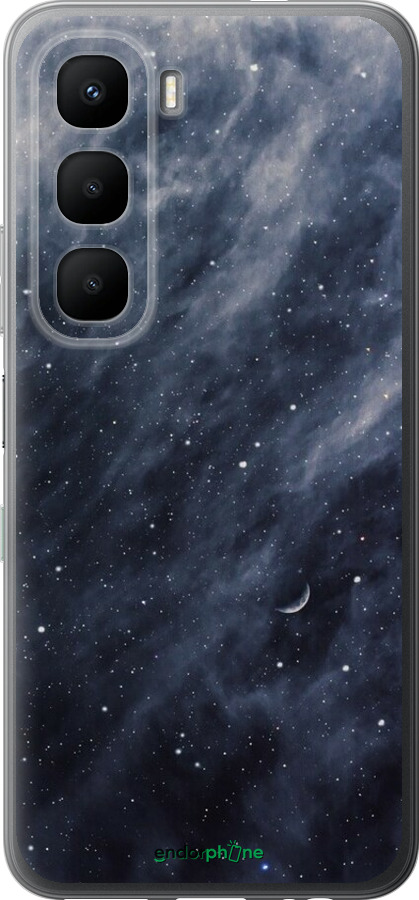 Силиконовый чехол Голубые облака, Голубая луна для Infinix Hot 60 5G / Hot 60i 4G - 6398u-4114 изображение 