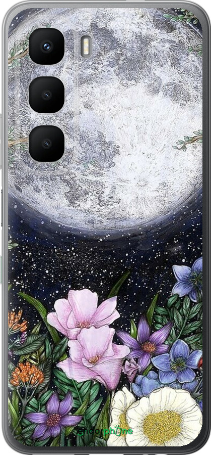 Силиконовый чехол Полночь в саду II для Infinix Hot 60 5G / Hot 60i 4G - 6424u-4114 изображение 