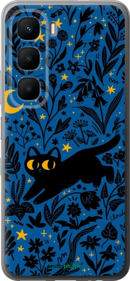 Силиконовый чехол Летняя ночь для Infinix Hot 60 5G / Hot 60i 4G - 6472u-4114 изображение 