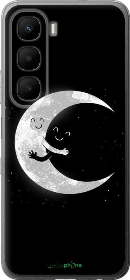 Силиконовый чехол Лунные объятия для Infinix Hot 60 5G / Hot 60i 4G - 6508u-4114 изображение 