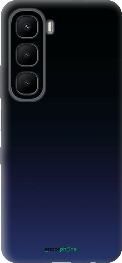 Силиконовый чехол Градиент в тёмно - синем стиле для Infinix Hot 60 5G / Hot 60i 4G - 6542u-4114 изображение 