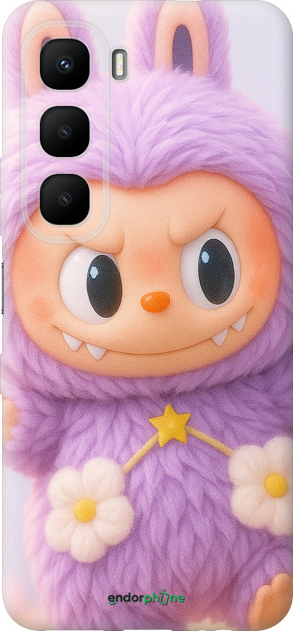 Силиконовый чехол Лабубу для Infinix Hot 60 5G / Hot 60i 4G - 6708u-4114 изображение 