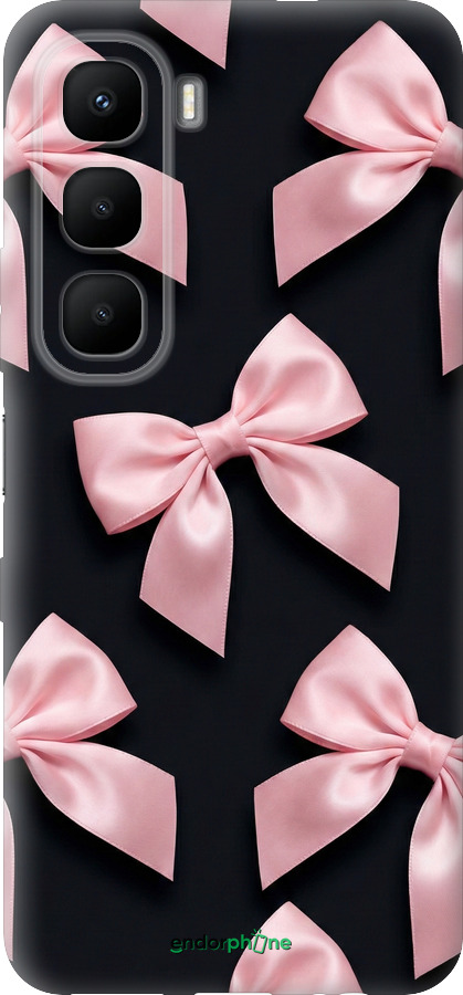 Силіконовий чехол Coquette Ribbons Dark Coquette для Infinix Hot 60 5G / Hot 60i 4G - 6767u-4114 изображение 