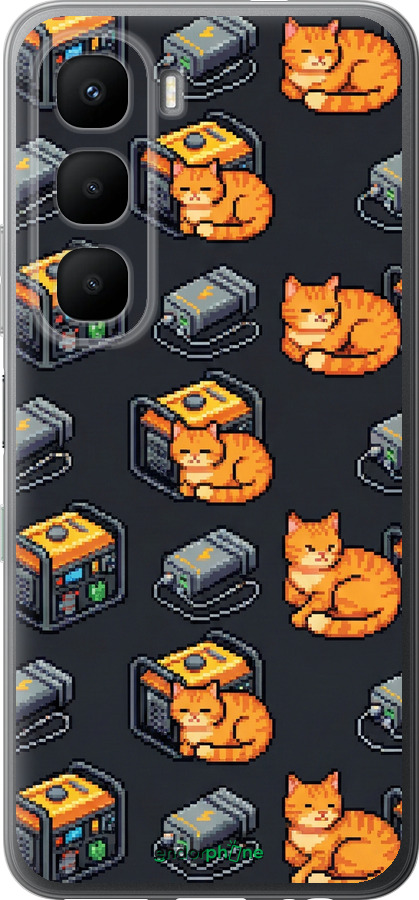 Силиконовый чехол Autonomous Zone для Infinix Hot 60 5G / Hot 60i 4G - 6771u-4114 изображение 