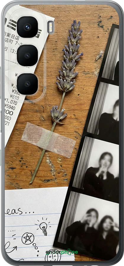 Силиконовый чехол Aesthetic Scrapbook Collage для Infinix Hot 60 5G / Hot 60i 4G - 6773u-4114 изображение 