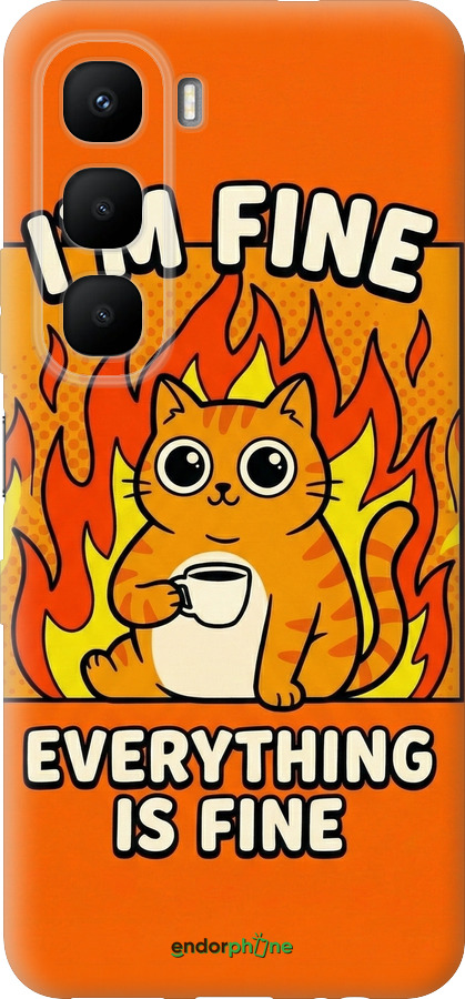 Силіконовий чехол Funny Cat для Infinix Hot 60 5G / Hot 60i 4G - 6786u-4114 изображение 