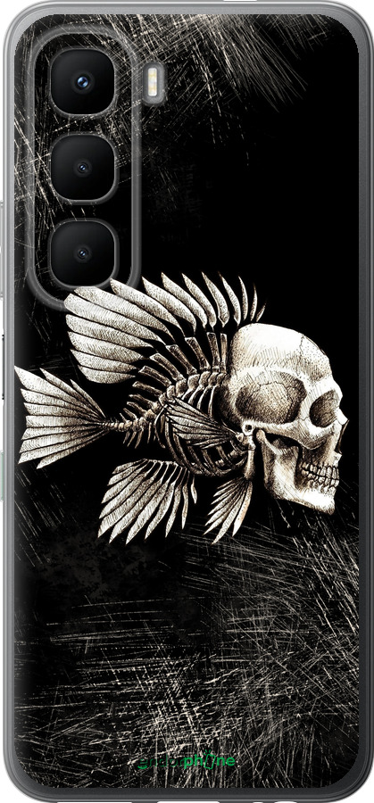 Силиконовый чехол Рыбо-человек для Infinix Hot 60 5G / Hot 60i 4G - 683u-4114 изображение 