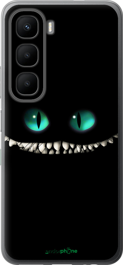 Силиконовый чехол Чеширский кот для Infinix Hot 60 5G / Hot 60i 4G - 689u-4114 изображение 
