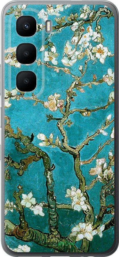Силиконовый чехол Винсент Ван Гог. Сакура для Infinix Hot 60 5G / Hot 60i 4G - 841u-4114 изображение 