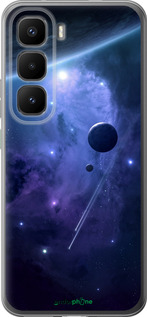 Силиконовый чехол Планеты в синем космосе для Infinix Hot 60 Pro+ - 171u-4125 изображение 