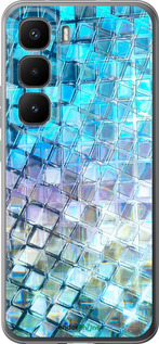 Силиконовый чехол Переливающаяся чешуя для Infinix Hot 60 Pro+ - 227u-4125 изображение 