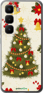 Силиконовый чехол Новогодняя елка для Infinix Hot 60 Pro+ - 4198u-4125 изображение 