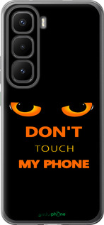 Силиконовый чехол Don't touch the phone для Infinix Hot 60 Pro+ - 4261u-4125 изображение 