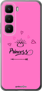 Силиконовый чехол Princess для Infinix Hot 60 Pro+ - 4361u-4125 изображение 