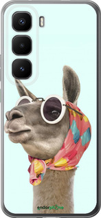 Силиконовый чехол Модная лама для Infinix Hot 60 Pro+ - 4479u-4125 изображение 