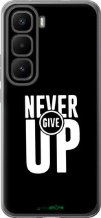 Силиконовый чехол Никогда не сдавайся для Infinix Hot 60 Pro+ - 4572u-4125 изображение 