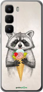 Силиконовый чехол Енотик с мороженым для Infinix Hot 60 Pro+ - 4602u-4125 изображение 