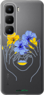 Силиконовый чехол Девушка v4 для Infinix Hot 60 Pro+ - 5276u-4125 изображение 