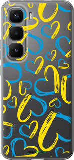 Силиконовый чехол Сердца UA для Infinix Hot 60 Pro+ - 5292u-4125 изображение 