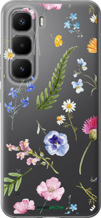 Силиконовый чехол Цветочный фон v2 для Infinix Hot 60 Pro+ - 5472u-4125 изображение 