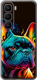 Силиконовый чехол Яркий бульдог для Infinix Hot 60 Pro+ - 5547u-4125 изображение 