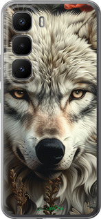 Силиконовый чехол Волчий взгляд для Infinix Hot 60 Pro+ - 6066u-4125 изображение 