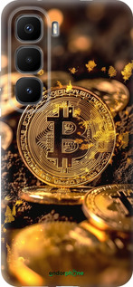 Силиконовый чехол Золотая лихорадка биткойна для Infinix Hot 60 Pro+ - 6089u-4125 изображение 