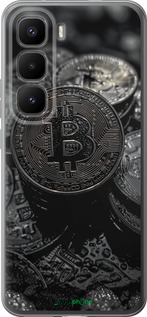 Силиконовый чехол Black Bitcoin для Infinix Hot 60 Pro+ - 6090u-4125 изображение 