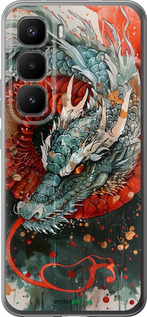 Силиконовый чехол Стихия огня для Infinix Hot 60 Pro+ - 6101u-4125 изображение 